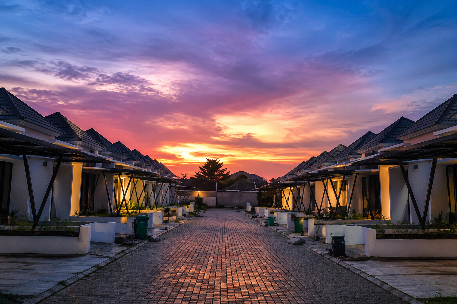 Konsep Hunian Cluster Karawitan